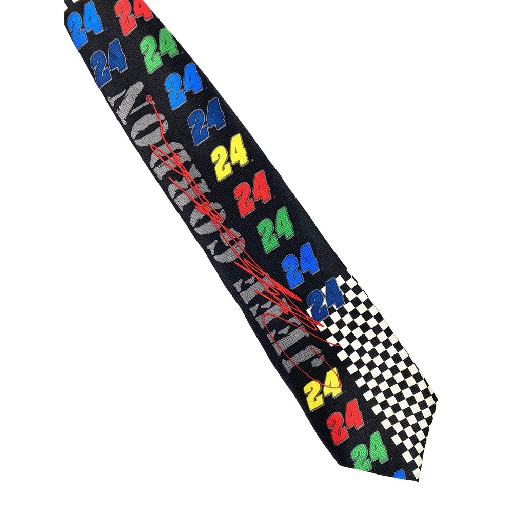 VTG‎ Jeff Gordon Neck Tie Men 1998 Nascar Racing RM Sport Checkered Flag